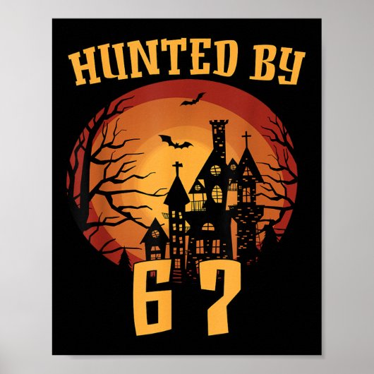 6 7 Halloween 67 Meme Zes Zeven Behekst Gen Alpha Poster (Voorkant)