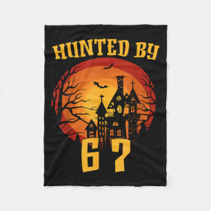 6 7 halloween 67 meme zes zeven spooky gen alpha fleece deken