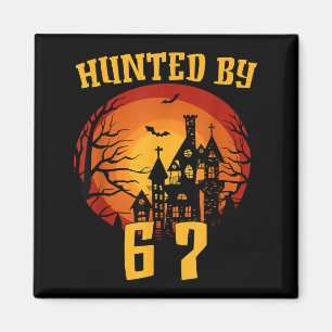 6 7 halloween 67 meme zes zeven spooky gen alpha magneet