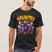 6-7 Halloween geesten en spinnen T-shirt (Voorkant)
