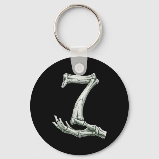 6 7 Halloween Skelet Grappig 67 Meme Gen Alpha Zes Sleutelhanger (Voorkant)