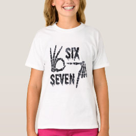 6 7 halloween tshirt voor kinderen
