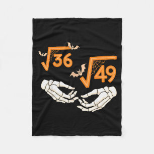 6 7 Halloween Wiskunde Vierkantswortel 67 Meme Gen Fleece Deken