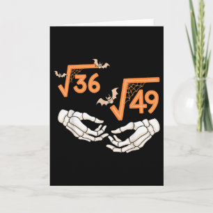 6 7 Halloween Wiskunde Vierkantswortel 67 Meme Gen Kaart