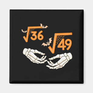 6 7 Halloween Wiskunde Vierkantswortel 67 Meme Gen Magneet