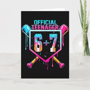 6+7 jaar oud #officiële tiener 13e verjaardag basi kaart