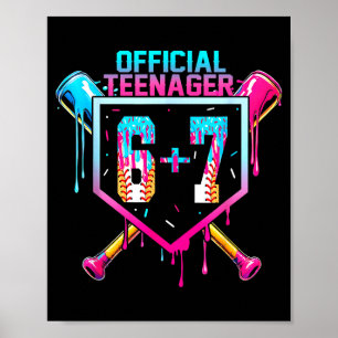 6+7 jaar oud #officiële tiener 13e verjaardag basi poster