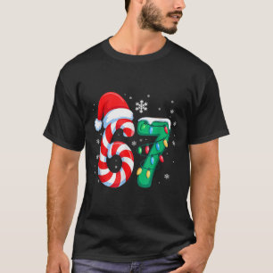 6 7 Kerst Grappig Zes Zeven 67 Meme Mannen Vrouwen T-shirt