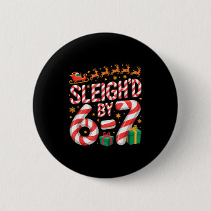 6-7 Kerstmis lelijk T-shirt Zes Zeven Kerstmis 67  Ronde Button 5,7 Cm