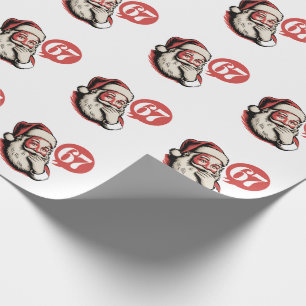 6 7 Kerstmis Zes Zeven Brainrot Kerstman Cadeaupapier
