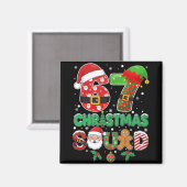 6-7 Kerstploeg Grappig 67 Zes Zeven Meme Kerstmis Magneet (Voorkant / Achterkant)