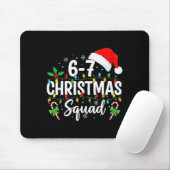 6-7 Kerstploeg Grappig 67 Zes Zeven Meme Kerstmis Muismat (Met muis)