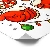 6-7 Kerstploeg Grappig 67 Zes Zeven Meme Kerstmis Poster (Hoek)