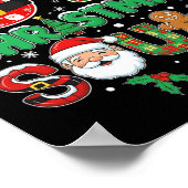 6-7 Kerstploeg Grappig 67 Zes Zeven Meme Kerstmis Poster (Hoek)