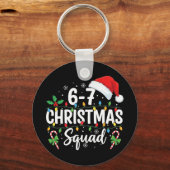 6-7 Kerstploeg Grappig 67 Zes Zeven Meme Kerstmis  Sleutelhanger (Voorkant)