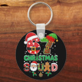 6-7 Kerstploeg Grappig 67 Zes Zeven Meme Kerstmis Sleutelhanger (Voorkant)