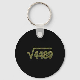 6 7 Leger Patroon Meme Vierkantswortel 4489 Jargon Sleutelhanger