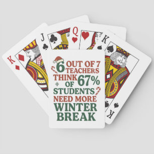 6 7 Leraar Zes Zeven 67 Kerstman Gen Alpha  Pokerkaarten