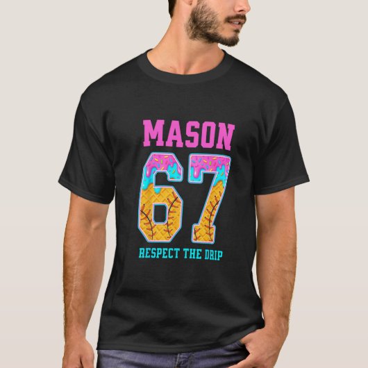6 7 Mason Sell Drip  T-shirt (Voorkant)