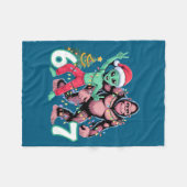 6 7 Meme Christmas Alien Sasquatch Six Seven Fun  Fleece Deken (Voorkant (Horizontaal))