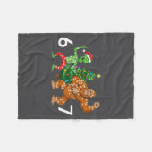 6 7 Meme Christmas Alien Sasquatch Six Seven Fun  Fleece Deken (Voorkant (Horizontaal))