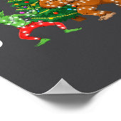 6 7 Meme Christmas Alien Sasquatch Six Seven Fun  Poster (Hoek)