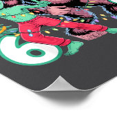 6 7 Meme Christmas Alien Sasquatch Six Seven Fun Poster (Hoek)