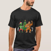 6 7 Meme Christmas Alien Sasquatch Six Seven Fun  T-shirt (Voorkant)