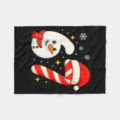 6 7 Meme Christmas Shirt 67 Six Seven Snowman Boy  Fleece Deken (Voorkant (Horizontaal))