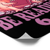 6 7 Meme Englieacher Funny 67 Reading Axolotl  Poster (Hoek)