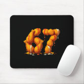 6 7 Meme Fried Chicken 67 Pyjama Kinderen Zes Zeve Muismat (Met muis)