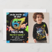 6 7 Meme Graffiti Six Seven Birthday Photo Kaart (Voorkant)