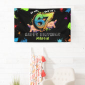 6 7 Meme Graffiti Zes Zeven Verjaardagsbanner Spandoek (Insitu)