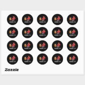 6 7 Meme-grap omdat 7 8 9 Grappige Kinderen 67 Ronde Sticker (Vel)