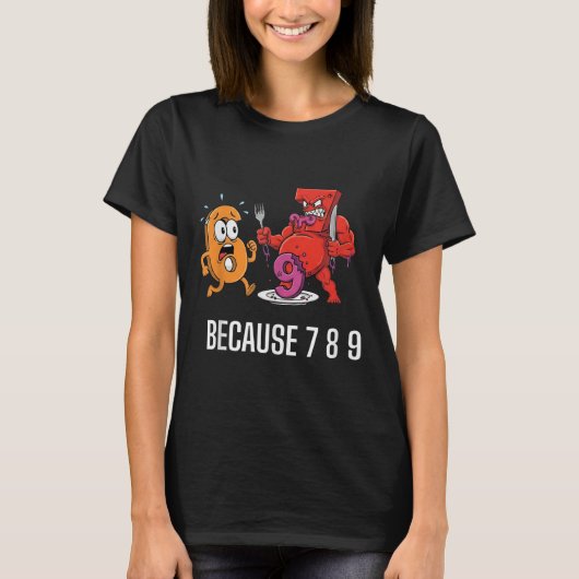 6 7 Meme-grap omdat 7 8 9 Grappige Kinderen 67  T-shirt (Voorkant)