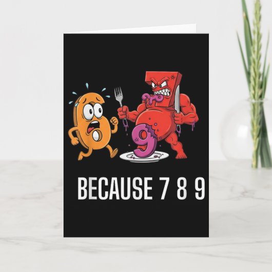 6 7 Meme Grapje Omdat 7 8 9 Grappige Kinderen 67 Kaart (Voorkant)