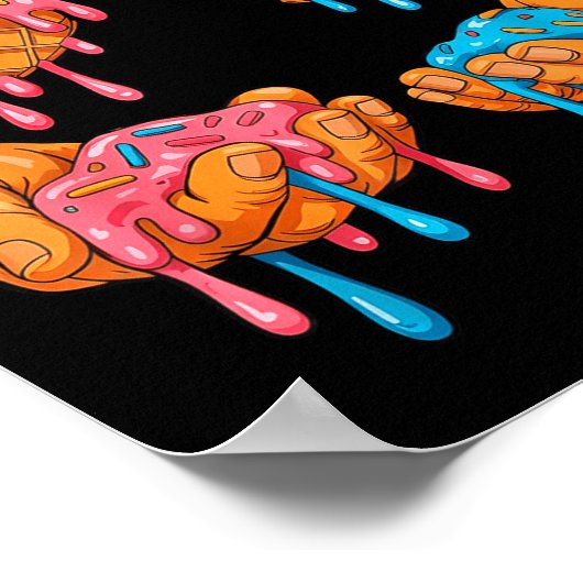 6 7 Meme Ice Cream Drip Gen Alpha Slang Poster (Hoek)