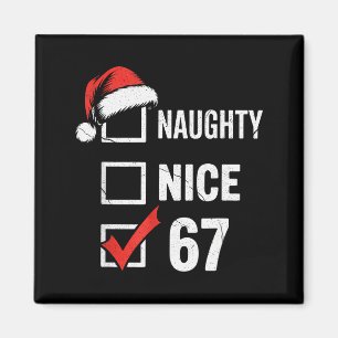 6-7 Meme Kerstmis Stout Gezellig 67 Zes Zeven Grap Magneet