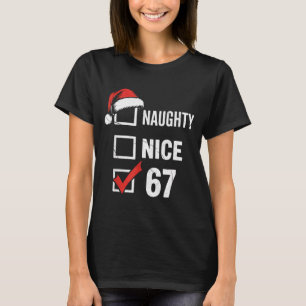 6-7 Meme Kerstmis Stout Gezellig 67 Zes Zeven Grap T-shirt