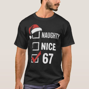 6-7 Meme Kerstmis Stout Gezellig 67 Zes Zeven Grap T-shirt