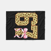 6-7 Meme Leopard Cheetah Cool Six-seven Funny 67 G Fleece Deken (Voorkant (Horizontaal))