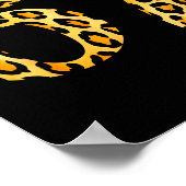 6-7 Meme Leopard Cheetah Cool Six-seven  Poster (Hoek)