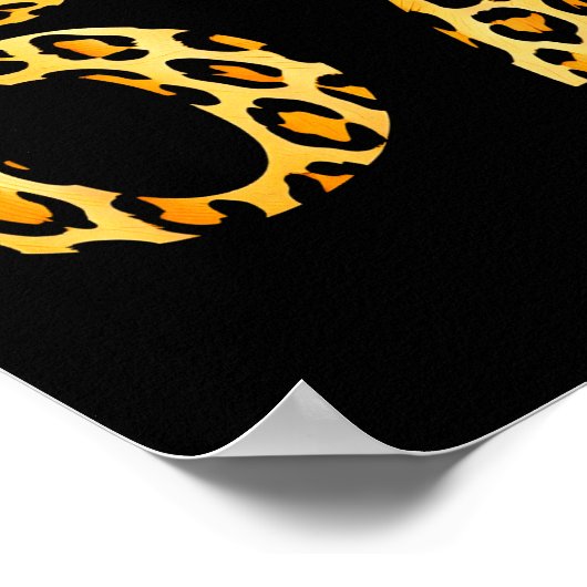 6-7 Meme Leopard Cheetah Cool Six-seven  Poster (Hoek)