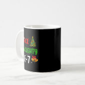 6-7 Meme Leuk Stout 67 Kerst Grappig Kerstmis Kind Koffiemok (Voorkant links)
