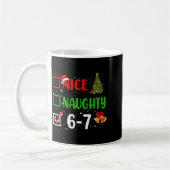 6-7 Meme Leuk Stout 67 Kerst Grappig Kerstmis Kind Koffiemok (Links)
