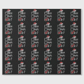 6-7 Meme Leuk Stout 67 Kerstmis Brain Rot Grappig Cadeaupapier (Vlak)