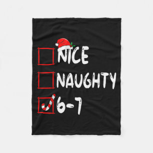 6-7 Meme Leuk Stout 67 Kerstmis Brain Rot Grappig Fleece Deken