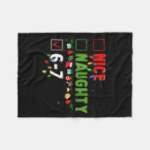 6-7 Meme Leuk Stout 67 Kerstmis Brain Rot Grappig Fleece Deken (Voorkant (Horizontaal))