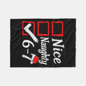 6-7 Meme Leuk Stout 67 Kerstmis Brain Rot Grappig Fleece Deken (Voorkant (Horizontaal))