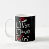 6-7 Meme Leuk Stout 67 Kerstmis Brain Rot Grappig Koffiemok (Links)